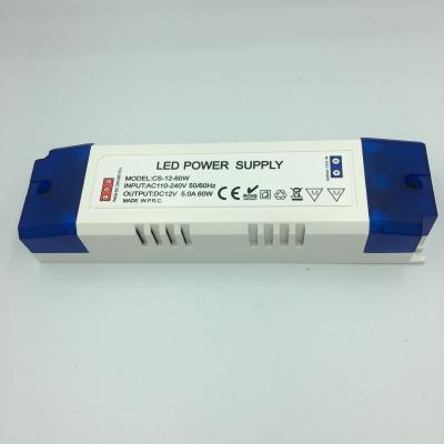 China Plastic CCTV /LED Strip Housing 5a 12v 2.5a 24v Pretty Power Supply Units 60w Constant Voltage Led Driver for sale