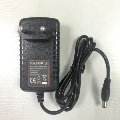 China 24W LED Lighting Power Supply Adapter Transformer Turn 220V AC Into 12V 2A DC Power Adapter 7.5CM*4.5CM*6.5CM for sale