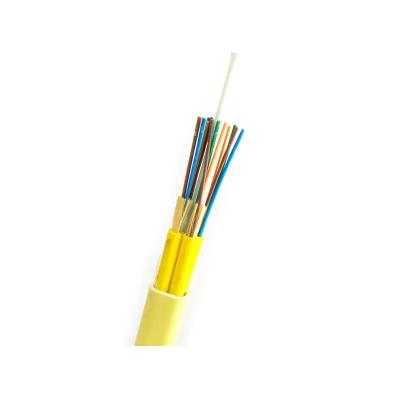 China FTTX Indoor Fiber Optic Cable GJPFJH GJPFJV Buffer Distribution Optica Fiber Stretch Cable for sale