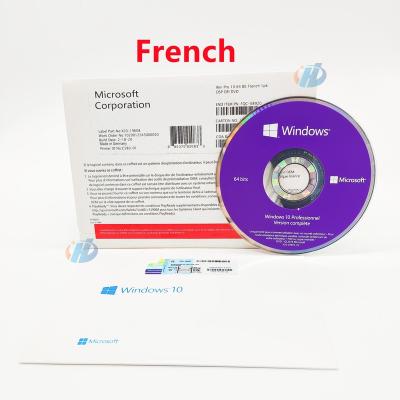 중국 Windows 10 Professional French Language Windows 10 Pro OEM DVD Full Package Windows 10 Full Package OEM DVD 판매용