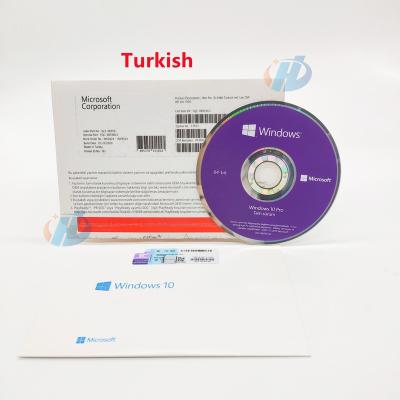 China Win 10 Professional Turkish Language Win 10 Pro OEM DVD Full Package Windows10 OEM DVD Package Te koop