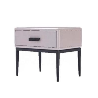 China Adjustable Minimalist Melamine Bedside Table Style (Size) Bedroom Bedside Table Material Bedside Ready To Ship To Ship for sale