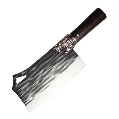 China Carbon Steel Kitchen Knife With Ergonomic 4Cr13 Stainless Steel Sharp Handle Wood Sharp Meat Fish Vegetable Cutter Knife Kitchen Tools for sale