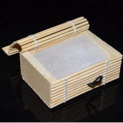 China Antiperspirant Bamboo Box Packing Alum Block for sale