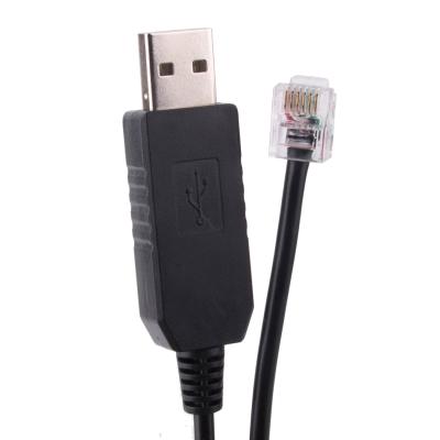 China USB to CP2102 cable Meade LX200 GPS AUTOSTAR II telescope control cable chip PC RS232 RJ12 6P6C serial upgrade console cable for sale