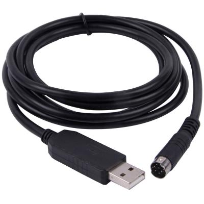 China Ftdi Cable FT232RL TTL Serial 8 Din Yaesu CT-62 Programming Left Programming Cable Compatible For FT-100 FT817 FT-857 FT-897 FT8-817ND FT-857D FT897D for sale