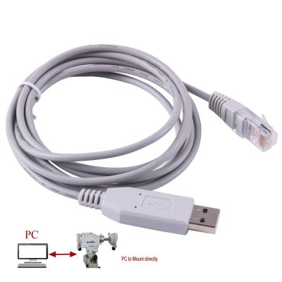 China Computer Skywatcher Telescopes Goto Mount Control EQMOD ASCOM Asiair FTDI FT232RL USB to RJ45 UART TTL Serial Cable for sale