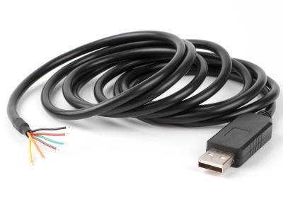 China Wholesale PL2303 Computer UART TTL USB 6 to Pin Wire End Open Serial Adapter Programming Cable TTL-232R-3V3-WE for sale