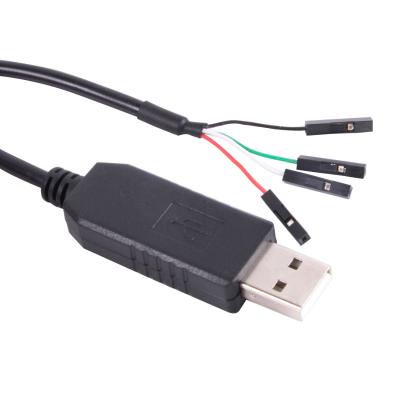 China Cp2102 TTL uart cable CP2102 USB to 2.54mm dupont module terminal converter adapter serial TTL UART cable for sale