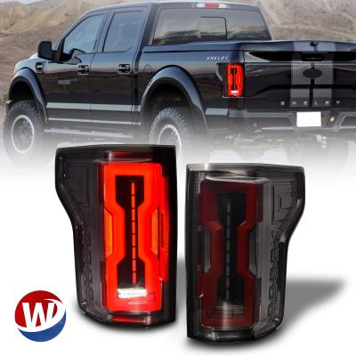 China High Quality ABS LED Tail Light For Ford F150 Raptor 2015 2016 2017 2018 Auto Black Tail Lights Pickup Lighting System View Tail Lamps for sale