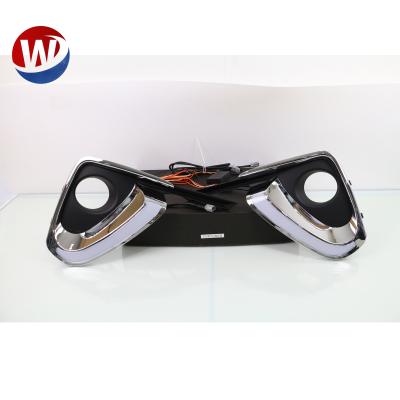 China Lighting hot sale daytime running light for toyota fortuner 2016 with turn signal lamp for sale