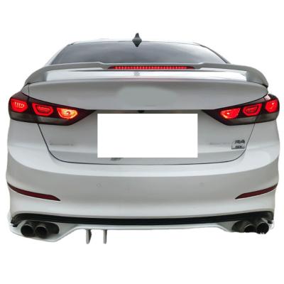 China Rear Led Rear Spoiler For Hyundai Elantra 2016+ ABS Tail Spoiler Upper Spoiler With Light Newcomer for sale