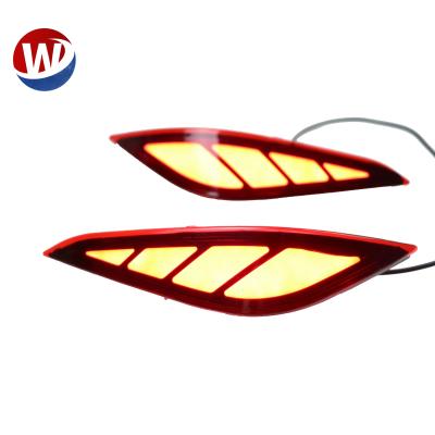 China Square style LED rear bumper light for toyota 2018-2019 rush brake lamp reflector light for sale