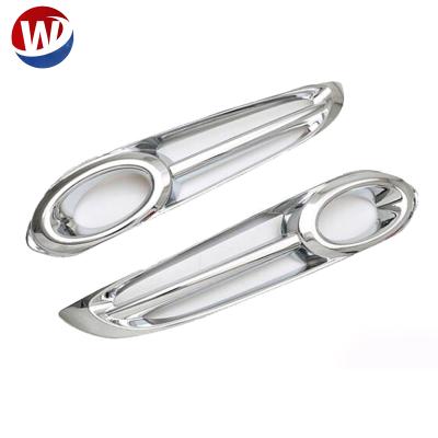 China ABS Fog Lamp Front Frame Cover For 2015 2016 2017 Honda Vezel HRV 2014 ABS Chrome Fog Light Trims Car Accessories Factory for sale