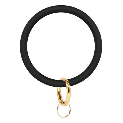 China Hot Selling 1000styles Fashion Round Shape Silicone Bracelet Soft Comfortable Anti-lost Stored Key Chain Sports Bracelet Jewelry for sale