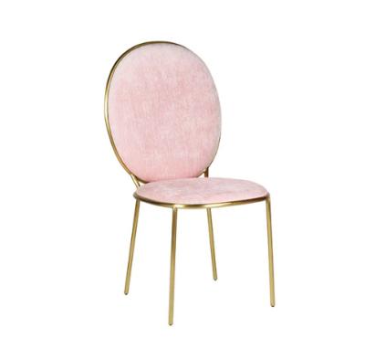 China Popular Leisure Chair Event Rental Furniture Metal Velvet Chair / Make Up Chair for sale