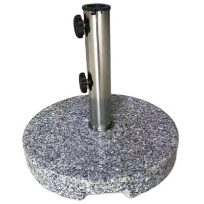 China Modern Round Granite Parasol / Umbrella Bases for sale