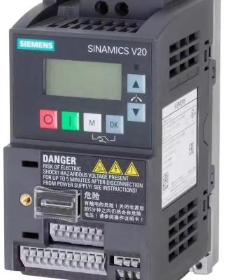 China Automation Industrial New V20 0.25kW Single Phase Inverter 6SL3210-5BB12-5UV1 for sale