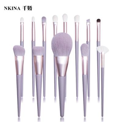 China Angular Blush Professional Wood Handle Material Brushes Beauty Care Makeup Tools for sale