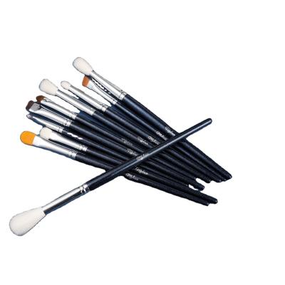 China qianjiao 10 pcs eyeshadow private label washable makeup brush for sale