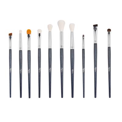 China Angular Blush Eyeliner Lip Liner Brush Synthetic Fiber Hair Makeup Cosmetic Brush Set for sale