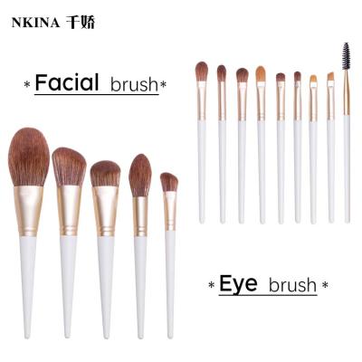 China Angular Blush Multifunctional Professional Synthetic Hair Powder Makeup Set Brush Big Stock for sale