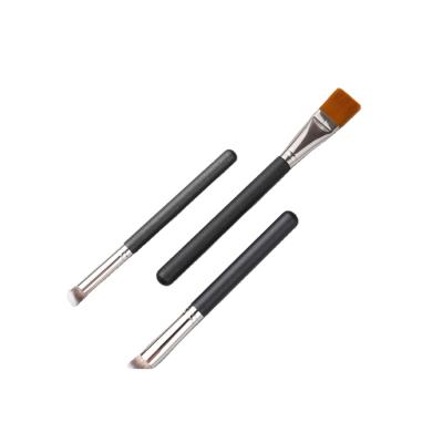 China Angular Blush Customize Professional Cute Logo Eye Face EyeshadowMakeup Brush Set Wholesale Free Samples for sale