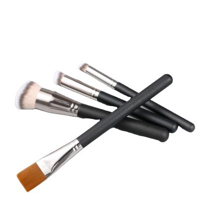 China Angular Blush Private Cosmetic Private Label High Quality Makeup Set Brush With Custom Logo for sale