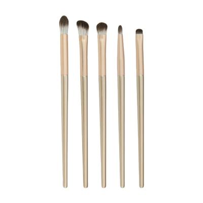 China Angular Blush Wholesale 5PCS Makeup Brushes Foundation Eyeshadow Leopard Print Contour Makeup Brushes Brush 2021 Cosmetic for sale