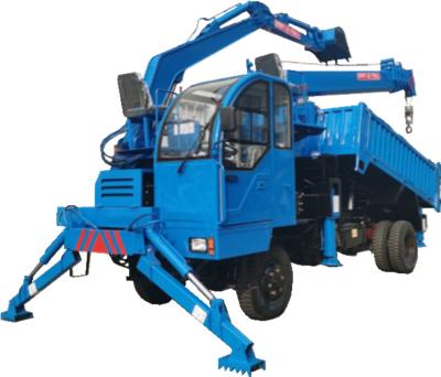 China Construction Material Shops Cheap Mini Excavator For Sale Wheel Lifting And Digging Machine for sale