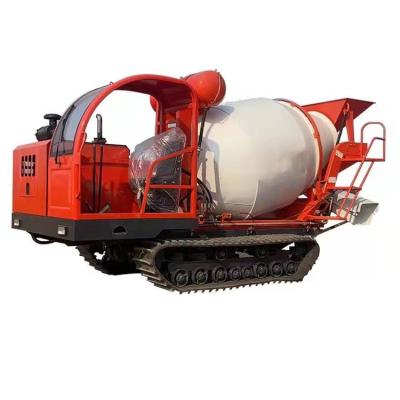 China Truck Trailer Factory Supply Good Price Small Crawler Mixer Concrete Crawler Mixer for sale