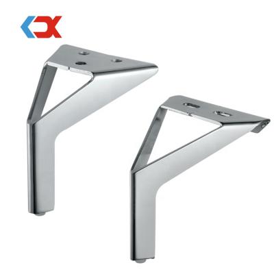 China High Quality Modern Chromeplated Furniture Accessories Desk Table Legs Sofa Metal Support Bed Legs for sale