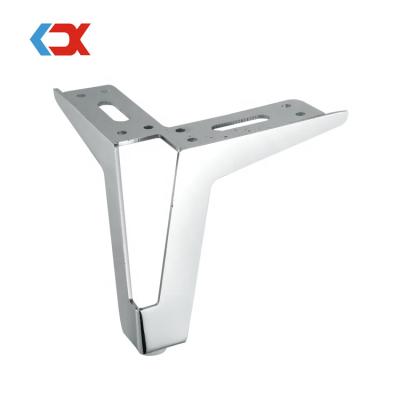 China Modern High Quality Hollow-out Stainless Steel Furniture Parts Table Feet Cabinet Leg Metal Sofa Legs For Bed for sale