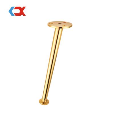 China Contemporary Contemporary Gold Cone Shape Sofa Legs Cabinet Feet Gold Metallic Furniture Slim Leg For Chair for sale