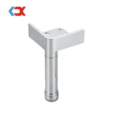 China Zinc Alloy Leg Cabinet Feet Chrome Sofa Accessories Legs Metal Chair Furniture Modern High Quality Hardware Parts for sale