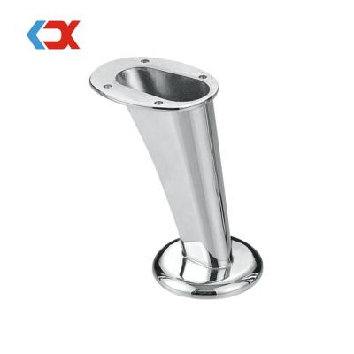 China Modern High Quality Cone Shape Furniture Decorative Zinc Alloy Sofa Leg Bed Feet Metal Chair Leg For TV Cabinet for sale