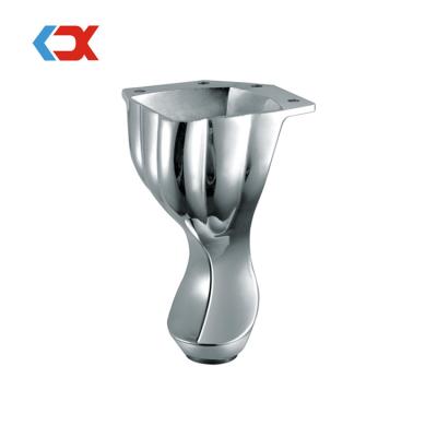 China Modern Luxury Design Cup Shape Furniture Accessories Zinc Alloy Polishing Metal Sofa Chair Legs Cabinet Feet For Bed for sale