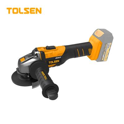 China TOLSEN 87278 Industrial Brushless Mini Li-ion Cordless General Grinding and Polishing Cordless Angle Grinder 20v 10000rpm for sale