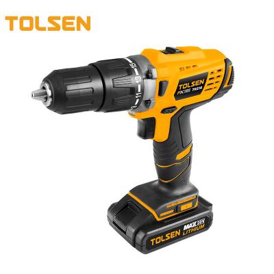 China TOLSEN 79216 Li-ion Cordless Impact Industrial Power Drill with Impact Function 79216 for sale