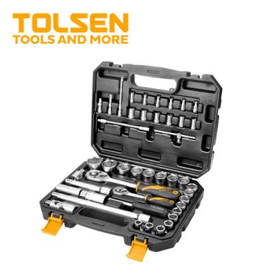 China TOLSEN Household Spanner Tool Set Home Mechanic in Box for sale