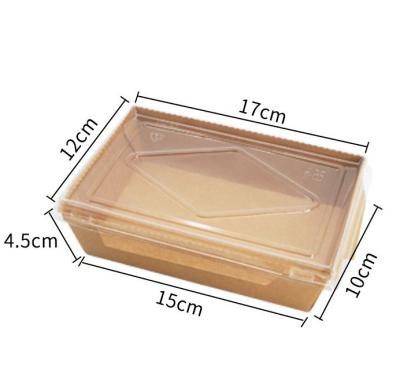 China Biodegradable Greaseproof Togo Kraft Transparent Sausage Paper Packaging Box Food Grade With Clear Cover Lids for sale