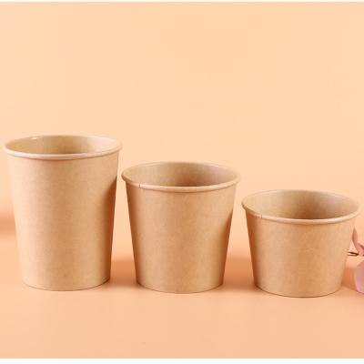 China Disposable Disposable Take Away Kraft Paper Salad Bowl With PET Lid for sale