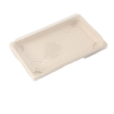 China Biodegradable Disposable Biodegradable Fast Food Packaging Sushi Box for sale