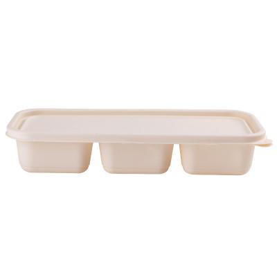 China Disposable Manufacturer Supplies Disposable Microwave Cornstarch Packaging Box Potato Chips Packaging Box for sale