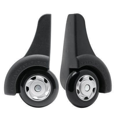 China High End Durable Hot Sale Plastic Corner Wheel Prominent Selling Profession Luggage Caster Replacement Wheels Black for sale