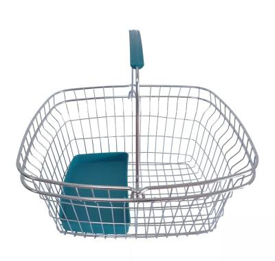 China Cheap Wholesale XGMT Eco-friendly Supermarket Metal Retail Shopping Baskets For Retail Stores for sale