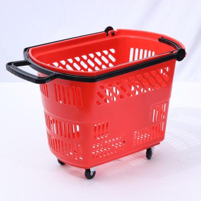 China Wholesale Cheap Durble/Portable/Eco XGMT Supermarket Shopping Cart Retail Hand Cart Plastic Shopping Cart for sale