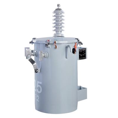 China Power Supplies Insulation Industrial Class A Single Phase Step Down Oil Immersed Pole Mounted Power Distribution Transformer for sale