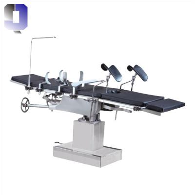 China Hospital JQ-3008 Steel Operation Bed Manual Hydraulic Most Popular Medical Operating Table 3008 Operating Table With ISO CE for sale