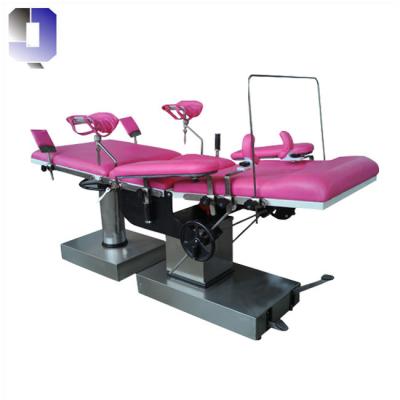 China JQ-2002 Gynecological Examination and Delivery OR Gynecological Examination Chair Two Part Medical Hydraulic Delivery Bed for sale